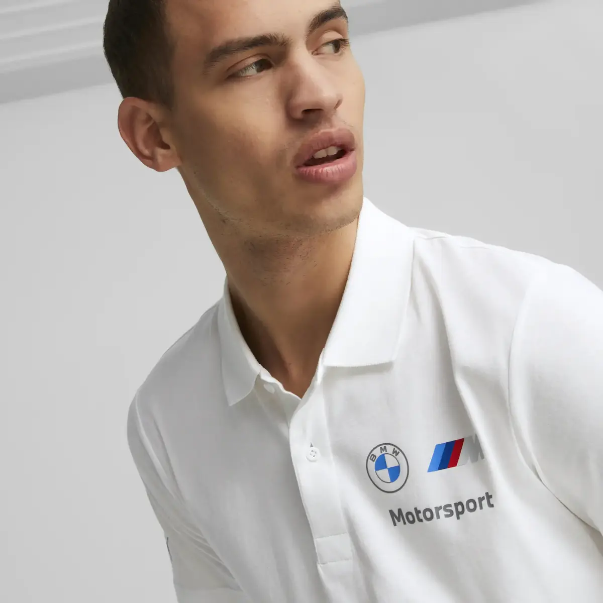 Puma BMW MMS ESS Polo Beyaz Erkek Polo T-shirt