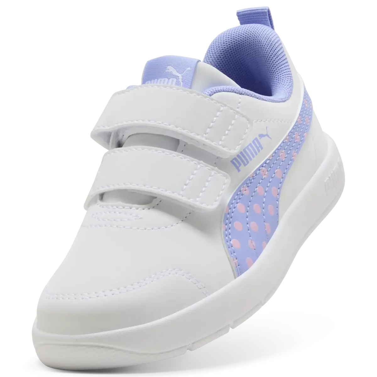 PUMA Courtflex V3 Dotty V PS PUMA White-Inten Beyaz Unisex Spor Ayakkabı & Sneaker