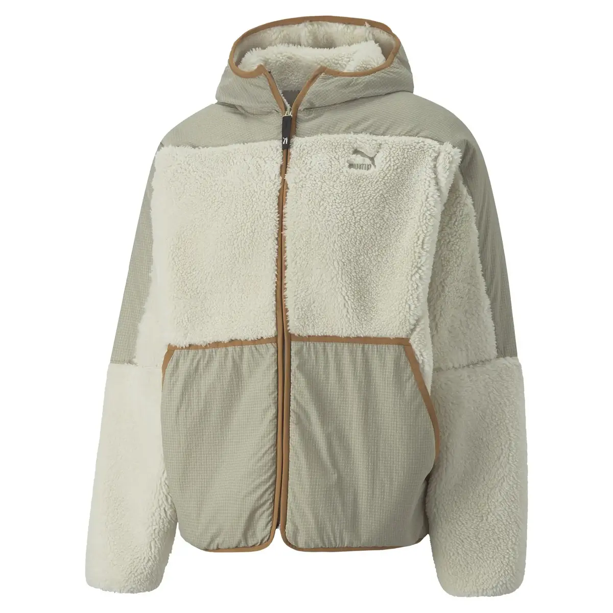 Puma Sherpa Hooded Jacket Bej Erkek Sherpa Ceket