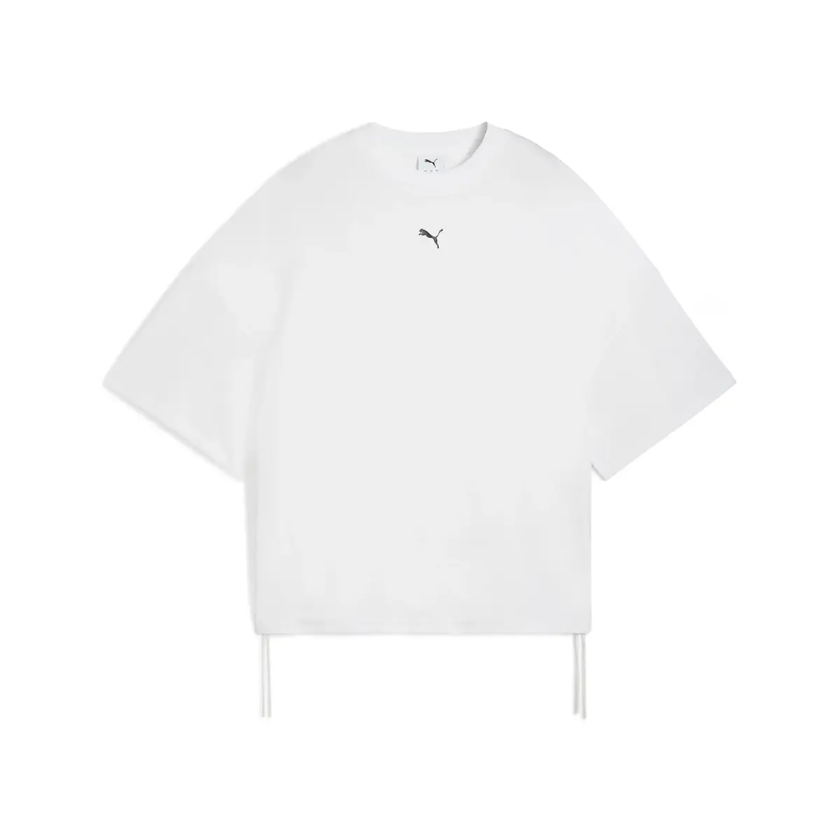 Puma DARE TO Oversized Ruched Tee Beyaz Kadın T-Shirt