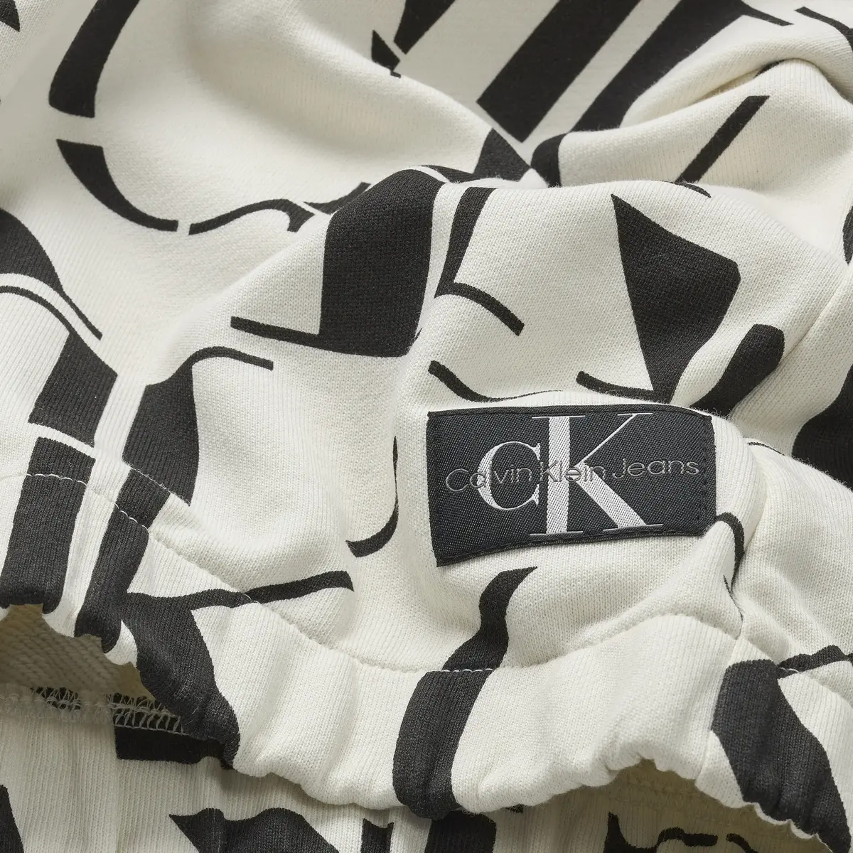 Calvin Klein MONOGRAM AOP HOODIE Kadın Bej Hoodie
