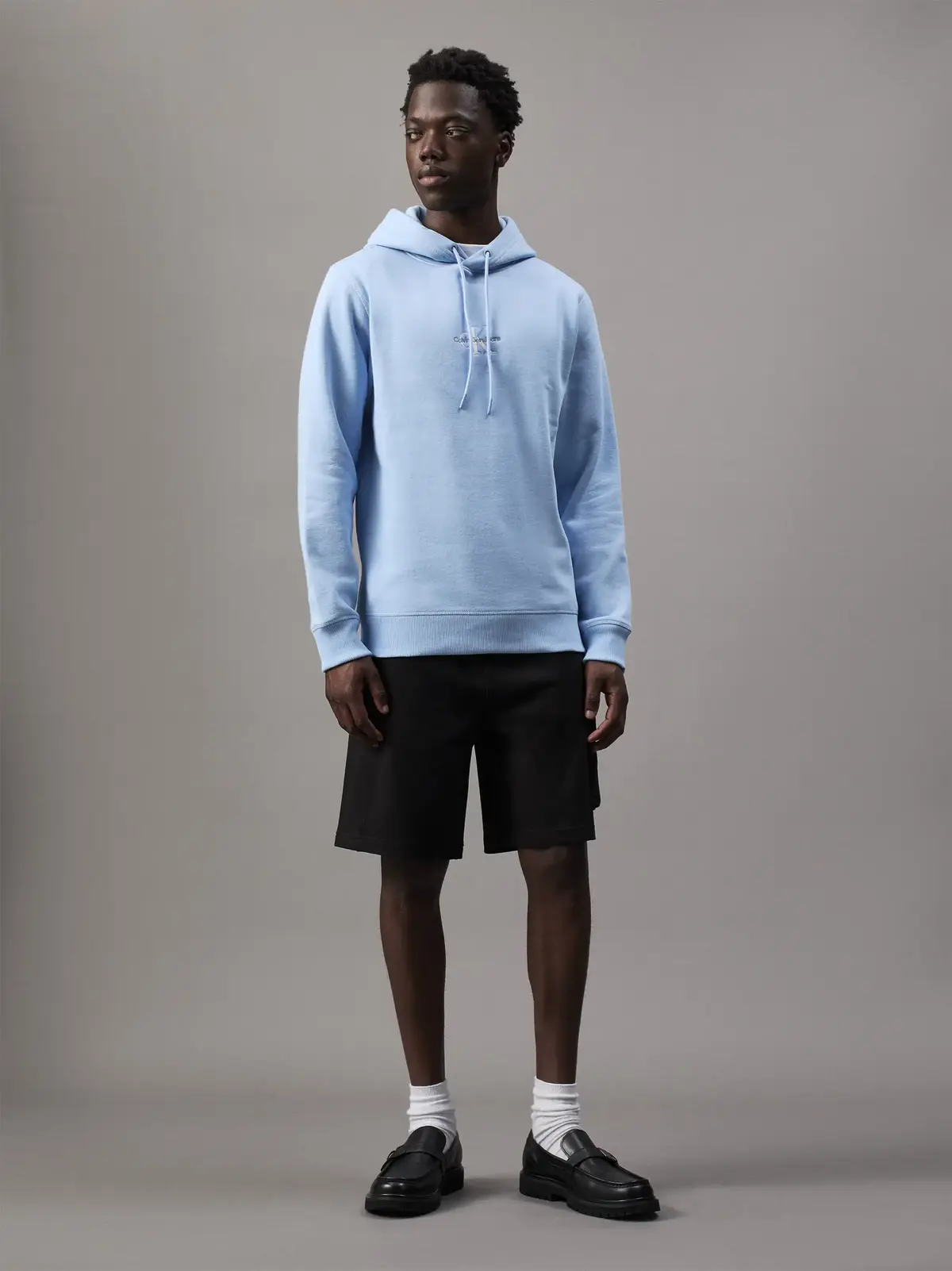 Calvin Klein WOVEN LABEL SHORT Erkek Siyah Şort