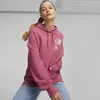 Puma Downtown Oversized Hoodie Pembe Kadın Sweatshirt