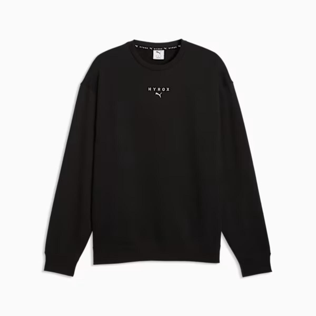 Puma M PUMA X HYROX CREWNECK Siyah Erkek Sweatshirt
