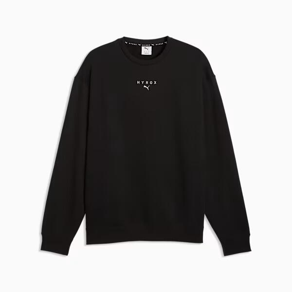 Puma M PUMA X HYROX CREWNECK Siyah Erkek Sweatshirt