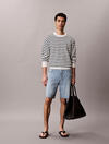 Calvin Klein LINEN 90S SHORT DRIF, X1U, 30 Mavi Erkek Şort