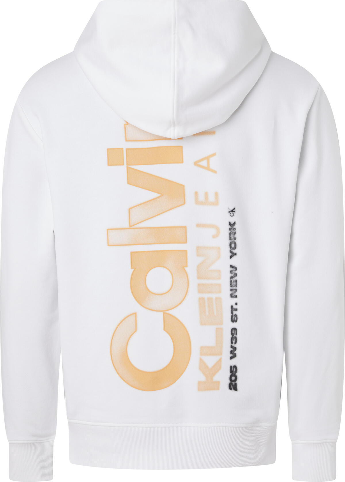 Calvin Klein BOLD COLOR INSTITUTI Erkek Beyaz Sweatshirt
