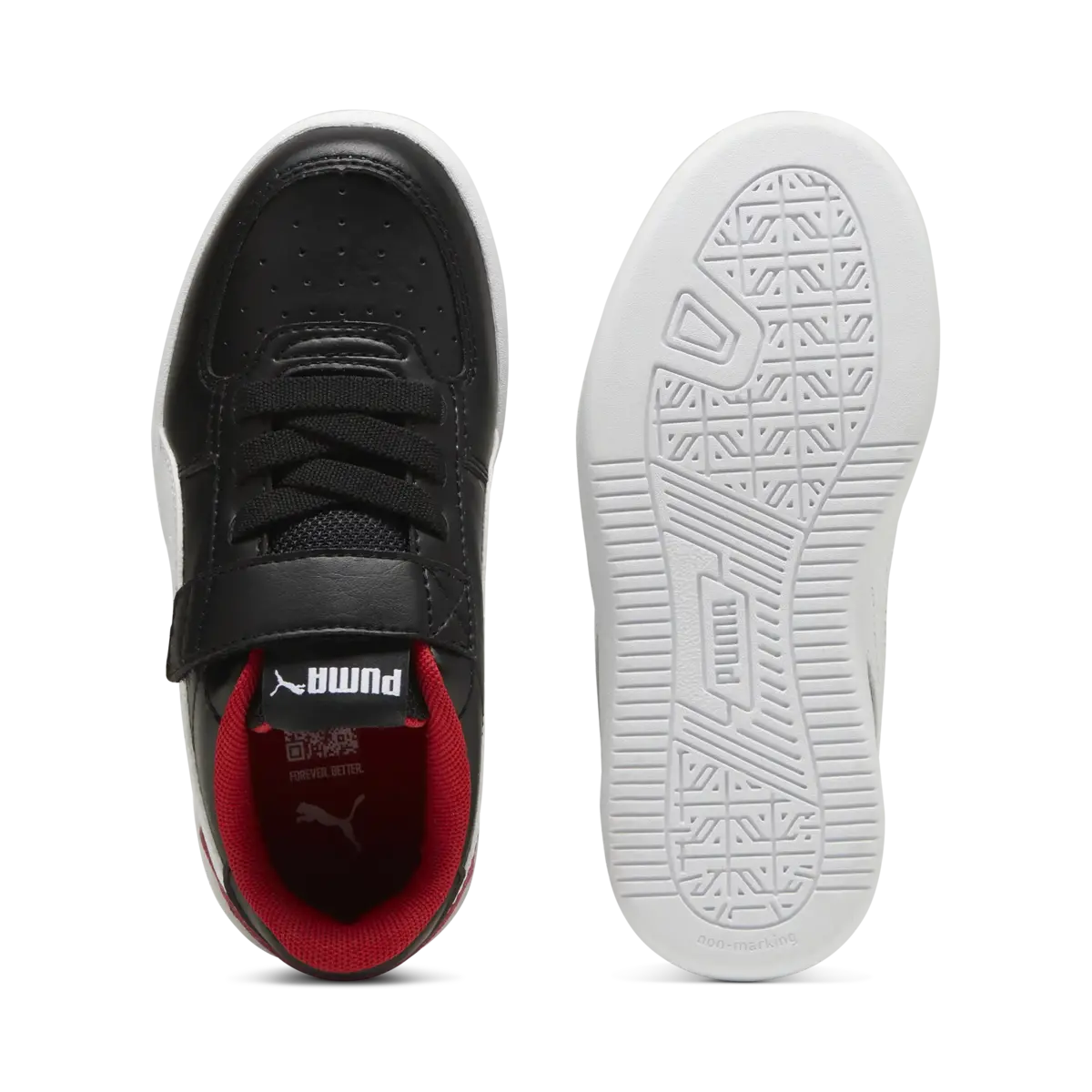 Puma Ferrari Caven 2.0 AC+ PS Siyah Unisex Çocuk Spor Ayakkabı & Sneaker