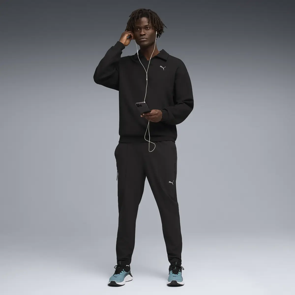 PUMA UNISEX CLOUDSPUN POLO Siyah Erkek Polo