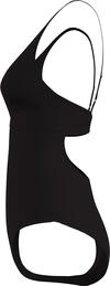 Calvin Klein PLUNGE ONE PIECE Kadın Siyah Mayo