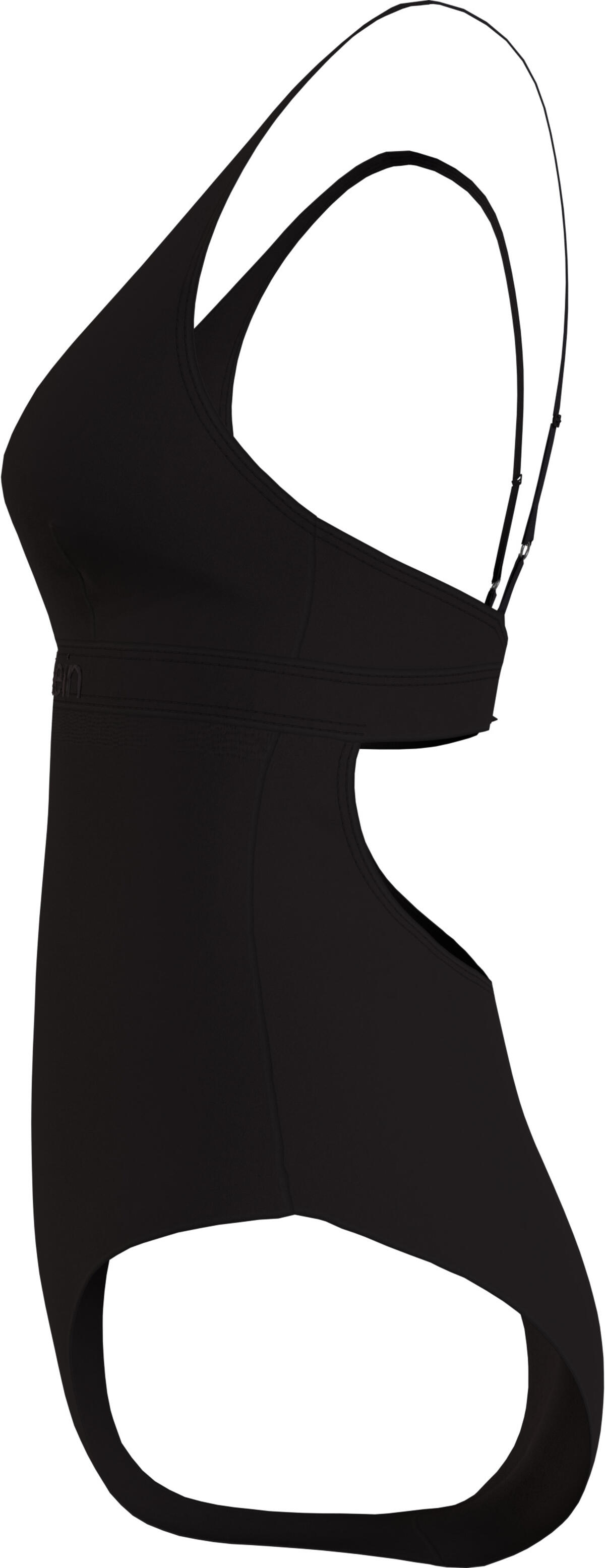 Calvin Klein PLUNGE ONE PIECE Kadın Siyah Mayo