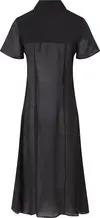 Calvin Klein SHEER SHORT SLEEVE D Kadın Siyah Elbise