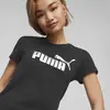 Puma ESS+ Metallic Logo Tee Kadın T-Shirt & Polo