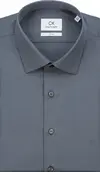 Calvin Klein POPLIN EASY IRON FIT Erkek Mavi Gömlek