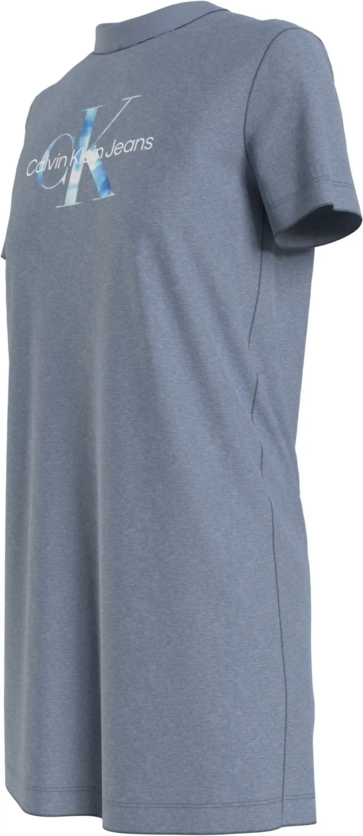 Calvin Klein AQUA MONOGRAM T-SHIR Kadın Gri Elbise