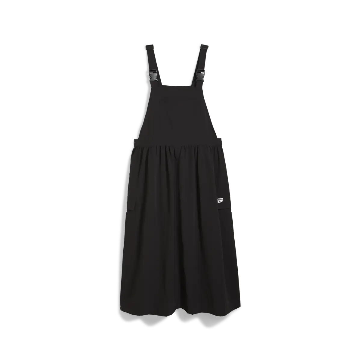 Puma DOWNTOWN Dungaree Dress Siyah Kadın Elbise-Etek