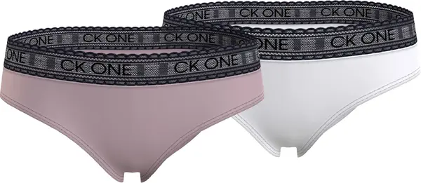 Calvin Klein 2PK BIKINI-LACE Kadın Pembe Bkini Külot Set