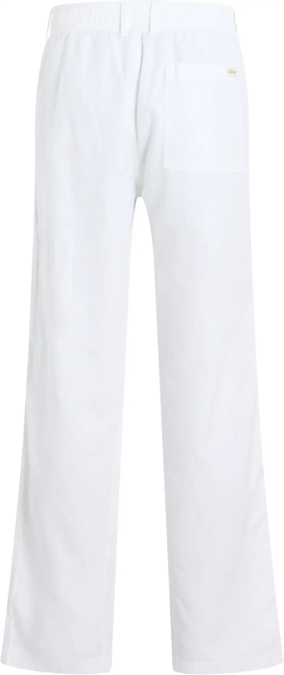 Calvin Klein LINEN PANT, YAF Beyaz Erkek Pantolon
