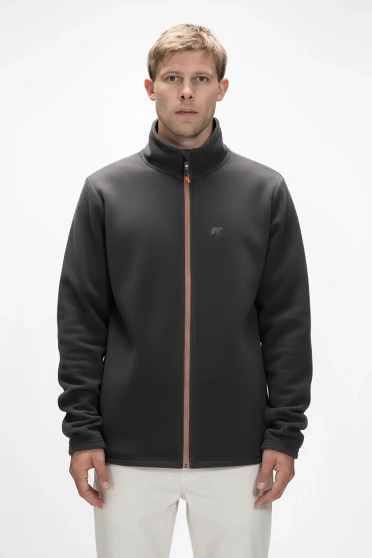 BAD BEAR SKY FULL ZIP POLAR Erkek Antrasit Sweatshirt