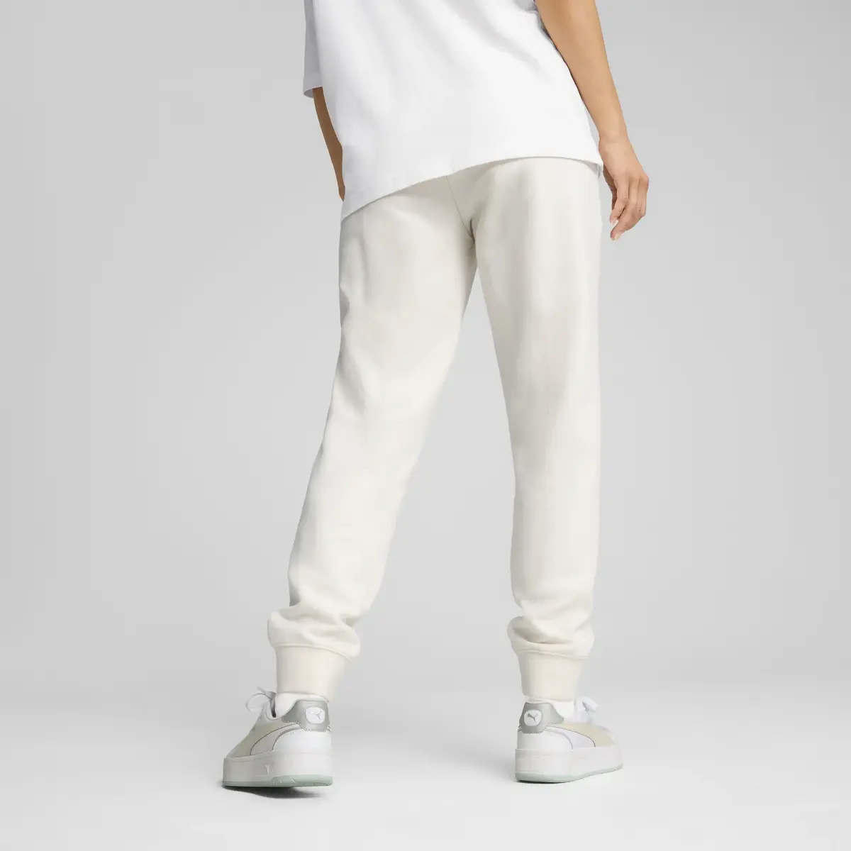 Puma ESS ELEVATED Sweatpants Krem Unisex Eşofman Altı