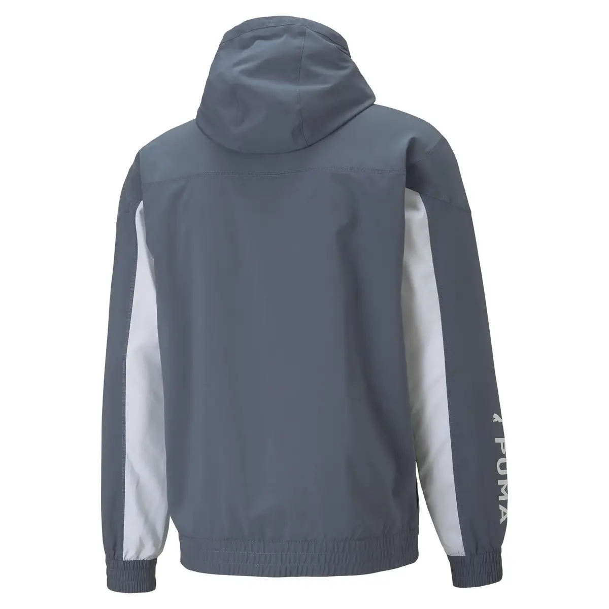 Puma Fıt Woven Jacket Gri Erkek Fermuarlı Spor Ceketi