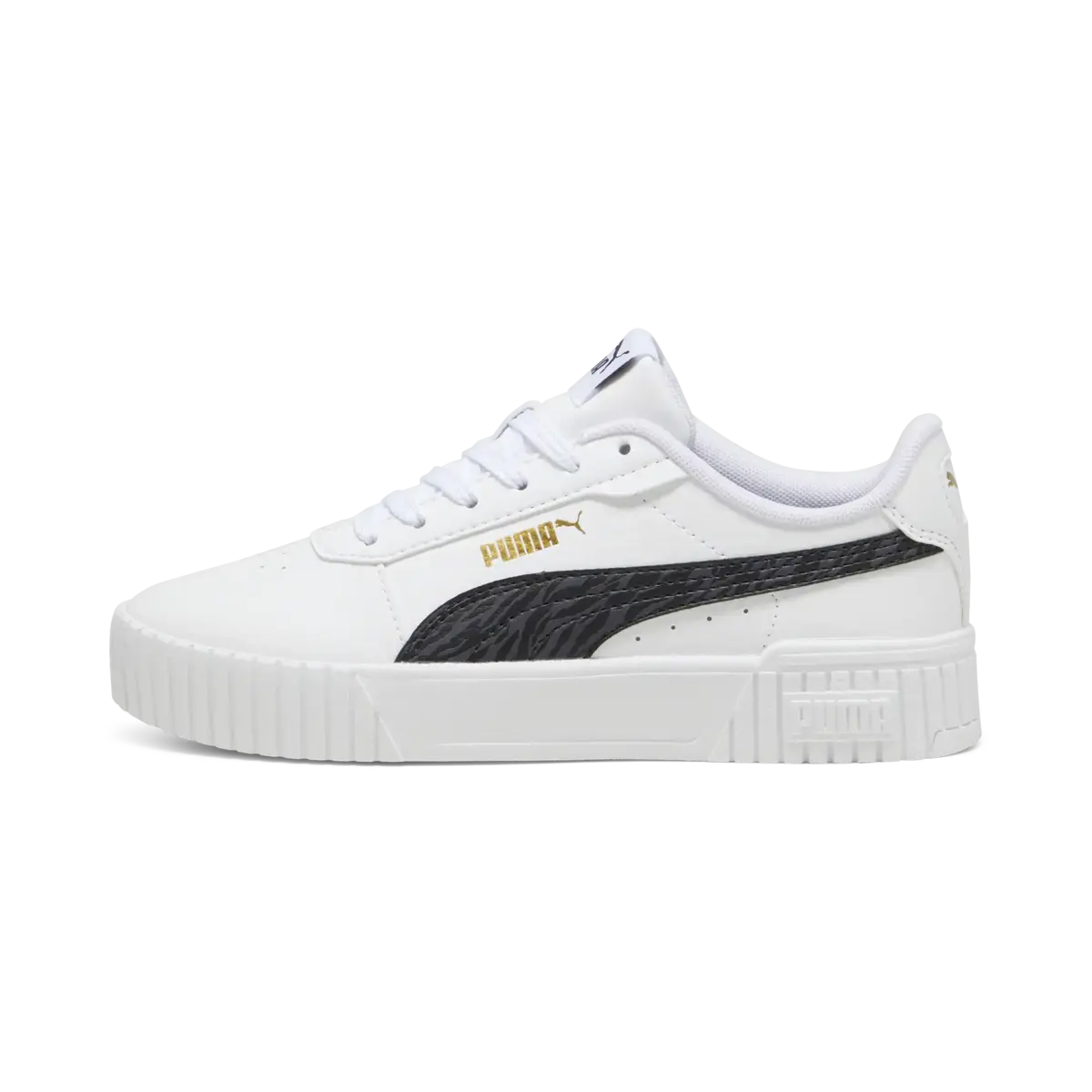 Puma Carina 2.0 Zebra Jr Beyaz Kadın Spor Ayakkabı & Sneaker