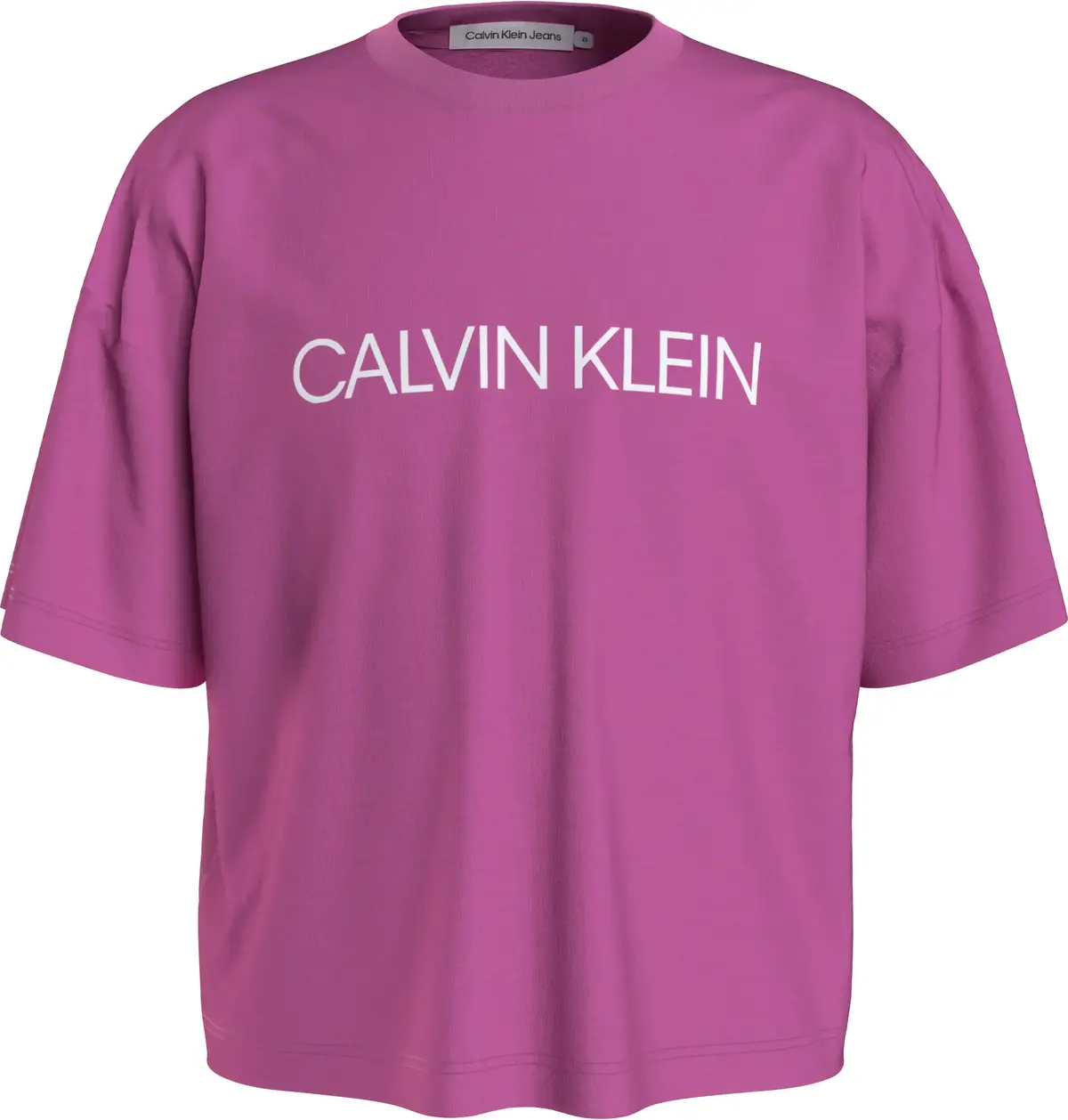 Calvin Klein INSTITUTIONAL LOGO B Kadın Pembe T-Shirt