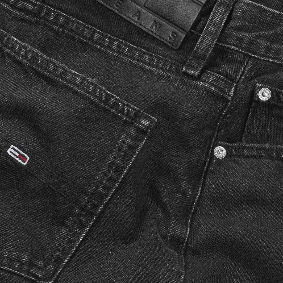 Tommy Hilfiger MOM SKIRT BI8080, 1BZ Siyah Kadın Elbise-Etek