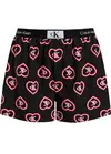 Calvin Klein BOXER TRADITIONAL Kadın Bordo Şort