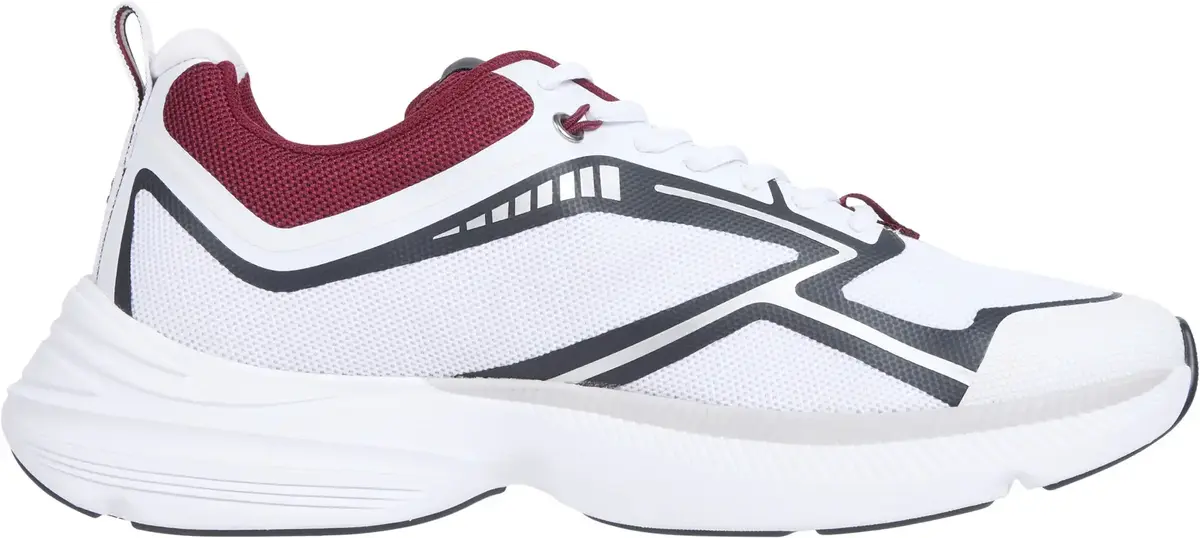 Tommy Hilfiger TH DYNAFAST TECH, DW5 Beyaz Erkek Spor Ayakkabı & Sneaker