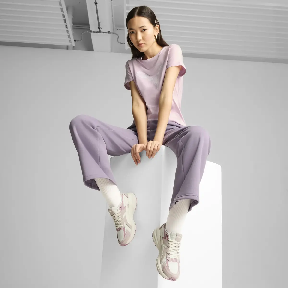 Puma Hypnotic LS Pembe Kadın Günlük Spor Ayakkabı