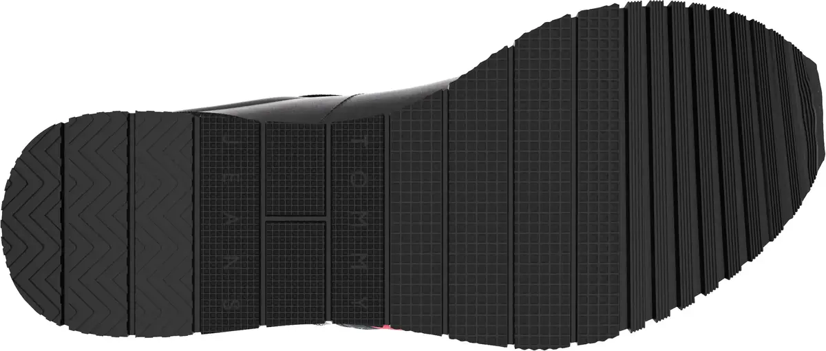 Tommy Hilfiger (NEW) TJM RUNNER CAS, BDS Siyah Erkek Spor Ayakkabı & Sneaker