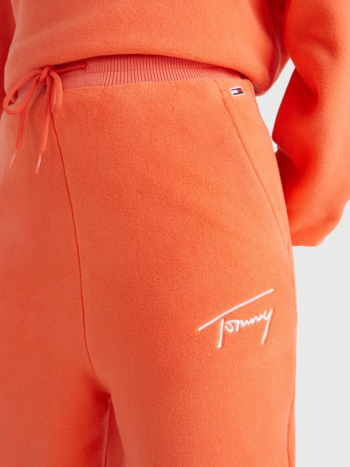 Tommy Hilfiger TJW SIGNATURE FLEECE Kadın Kırmızı Eşofman Altı