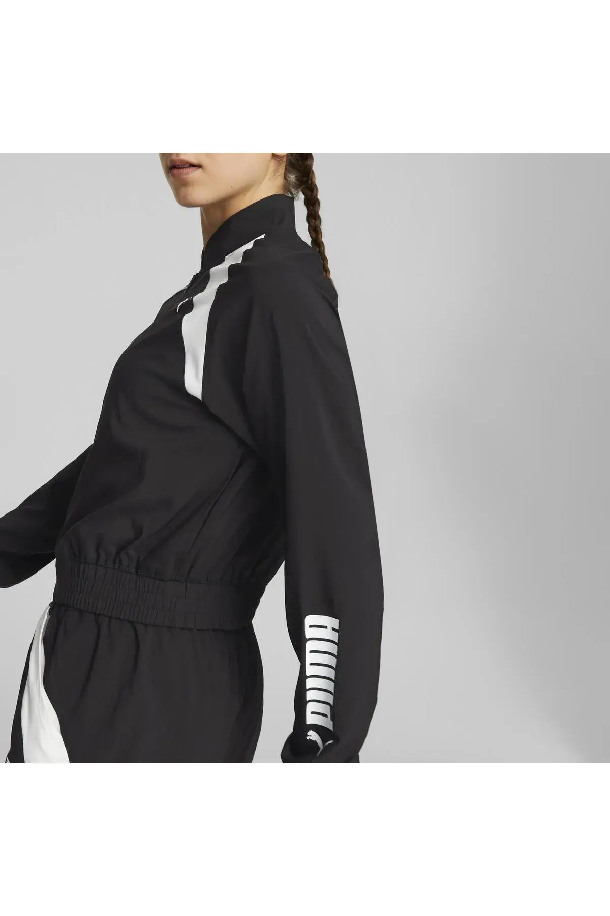 Puma Fit Woven Fashion Jacket Siyah Kadın Ceket