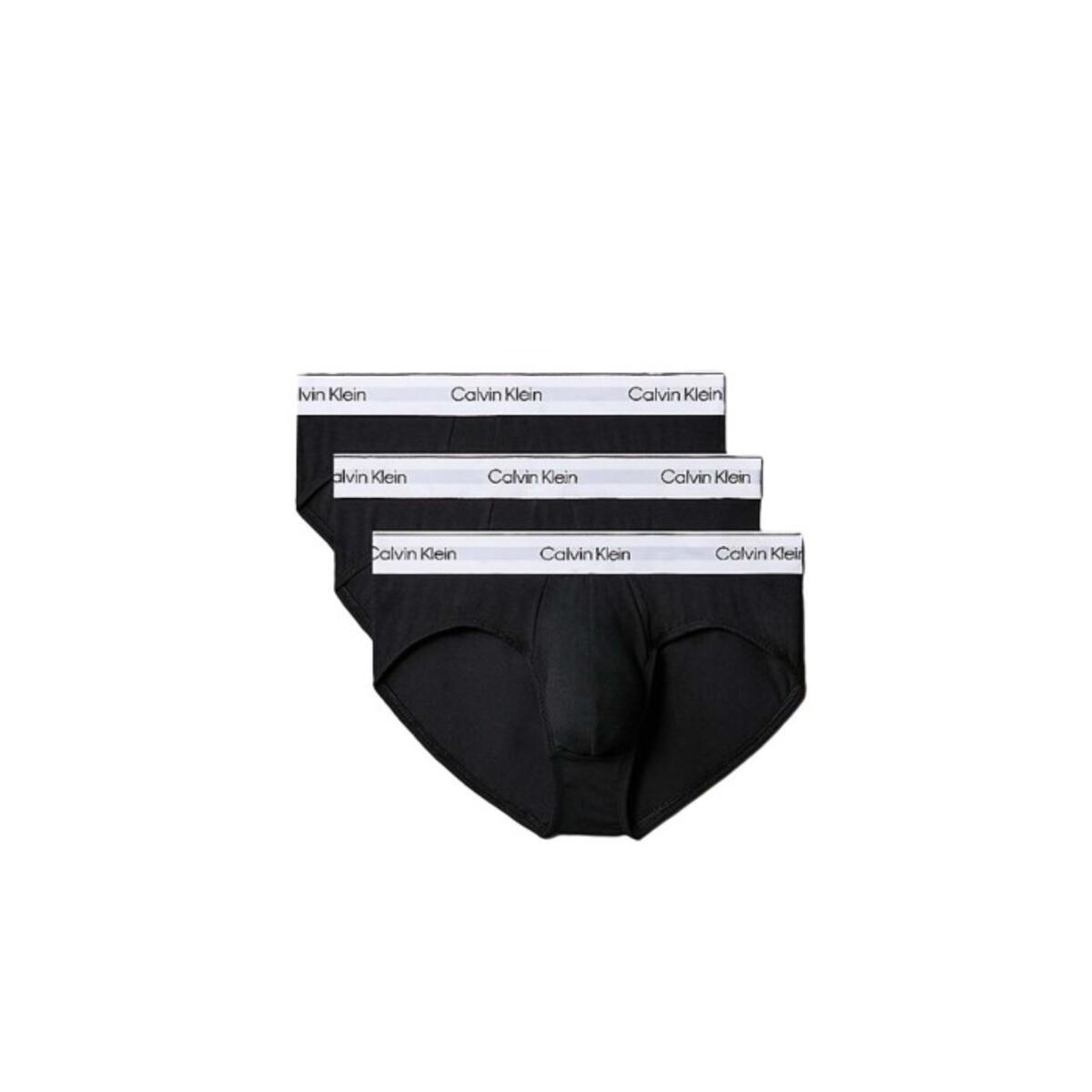 Calvin Klein HIP BRIEF 3PK, UB1 Siyah 3'lü Erkek Slip