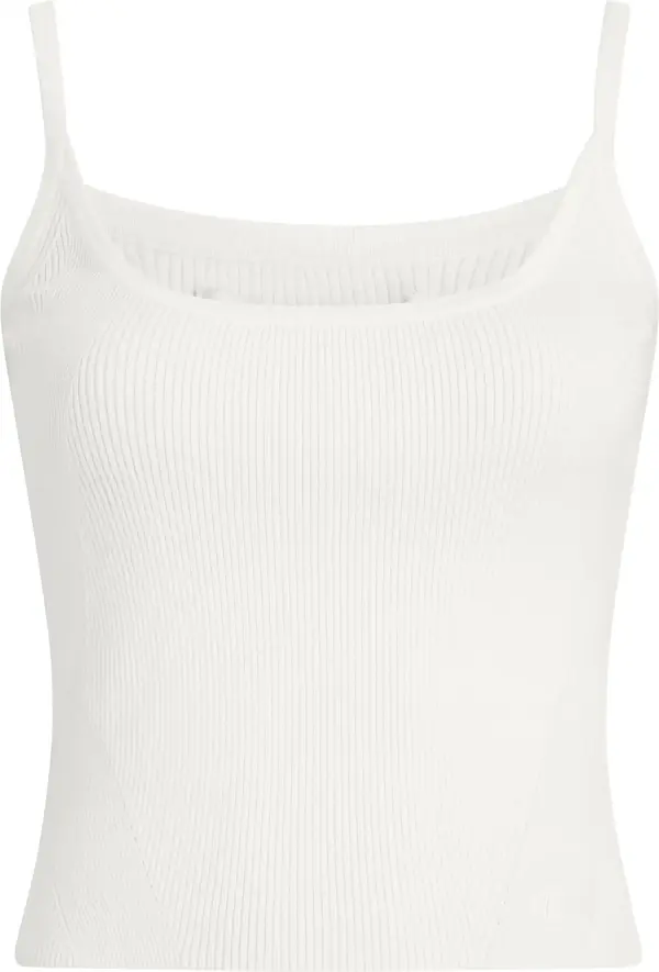 Calvin Klein BUTTON DETAIL SWEATE Kadın Beyaz T-Shirt