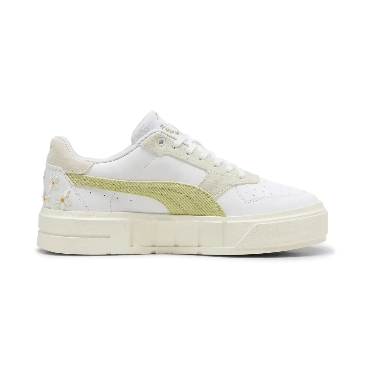 Puma PUMA Cali Court Embroidery Wns Beyaz Kadın Günlük Spor Ayakkabı