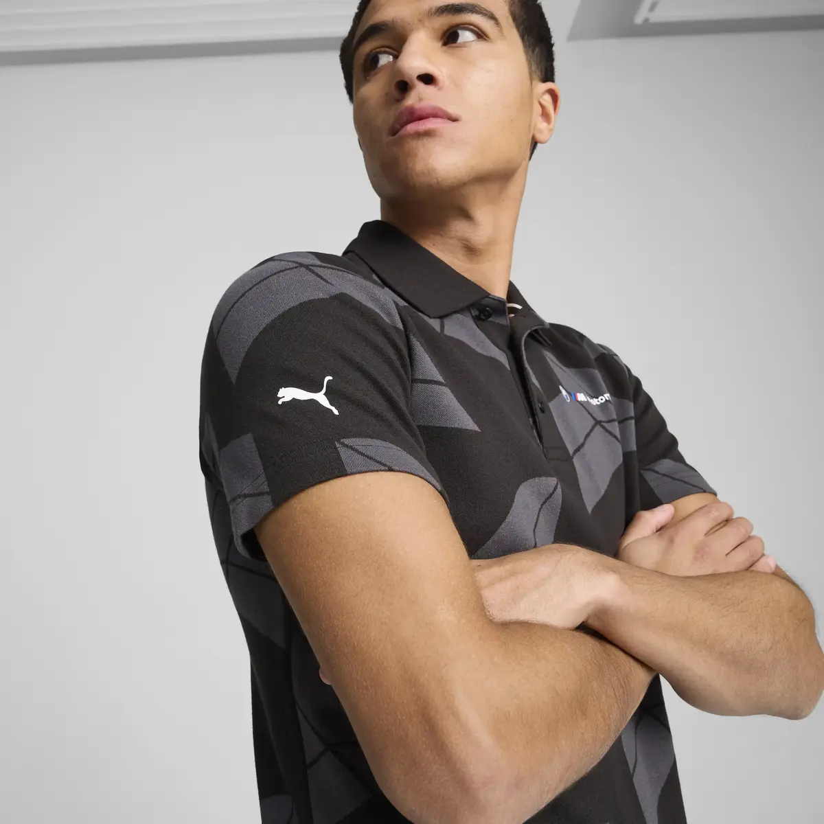 Puma BMW MMS JAQUARD POLO Siyah Erkek T-Shirt