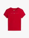 Tommy Hilfiger TJW SLIM TJ US LINEA, XLE Kırmızı Kadın T-Shirt & Polo