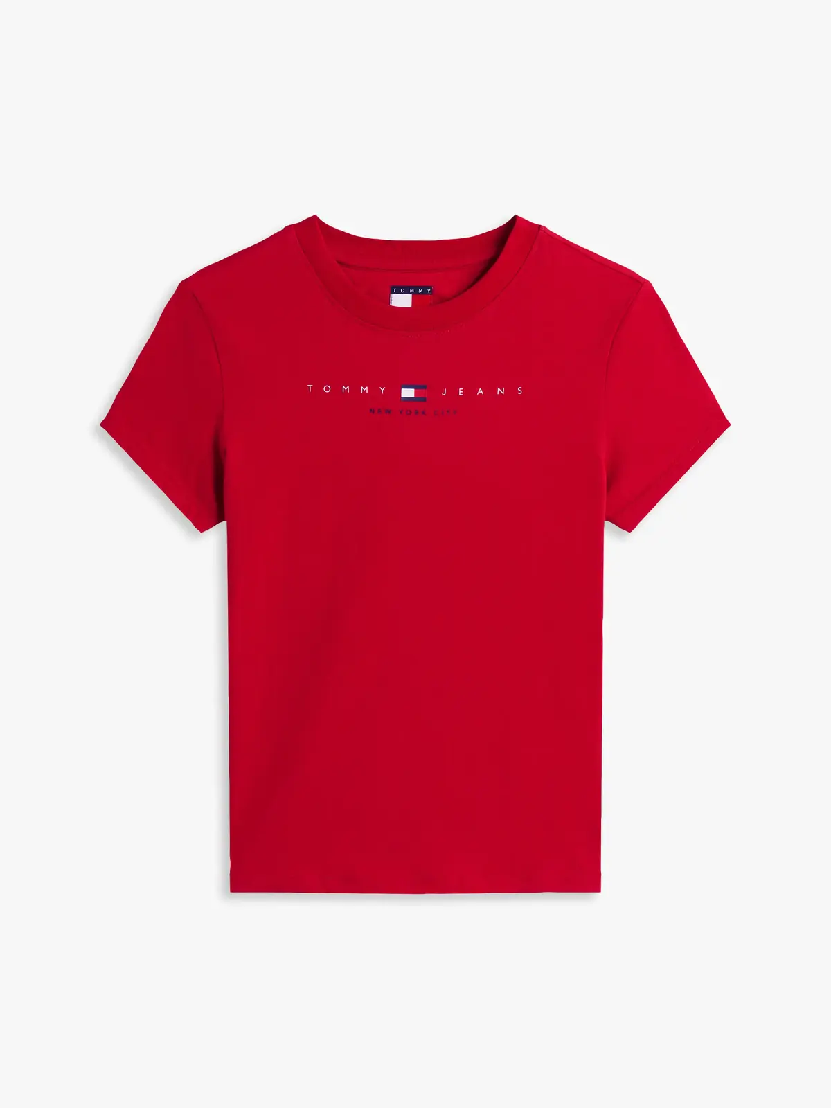Tommy Hilfiger TJW SLIM TJ US LINEA, XLE Kırmızı Kadın T-Shirt & Polo