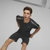Puma FIT TAPED TEE Siyah Erkek/Unisex Koşu ve Performans T-Shirt