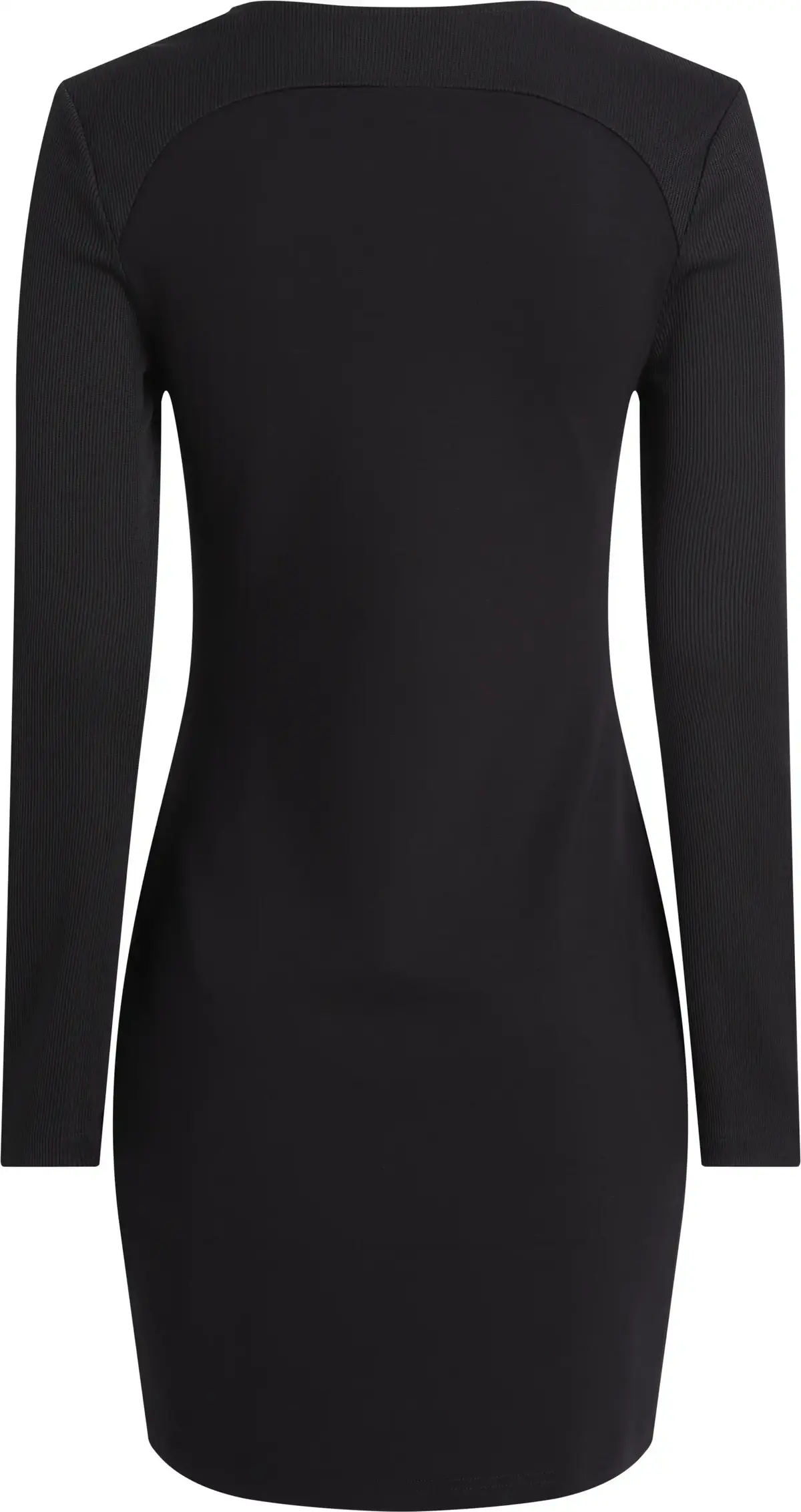 Calvin Klein CUT OUT RIB MIX MILA Kadın Siyah Elbise
