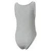 Puma Classics Ribbed Bodysuit Gri Kadın T-Shirt
