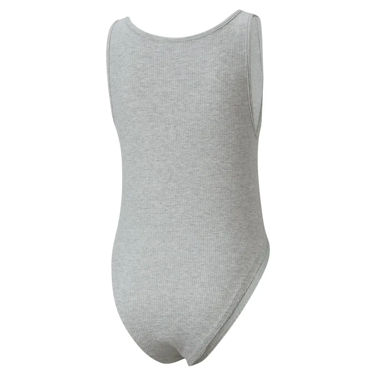 Puma Classics Ribbed Bodysuit Gri Kadın T-Shirt