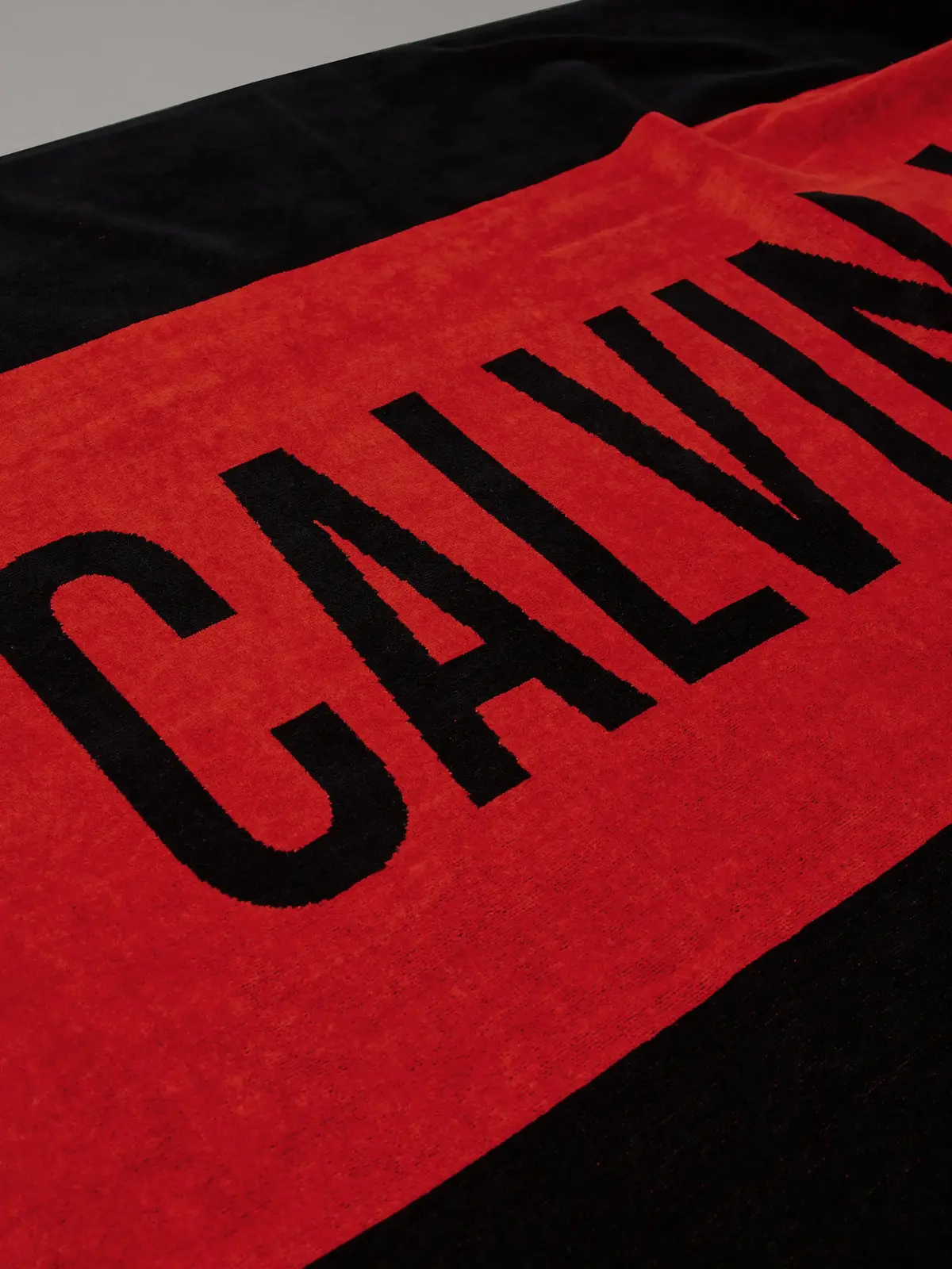 Calvin Klein TOWEL-BLOCK, XM8 Kırmızı Unisex Havlu