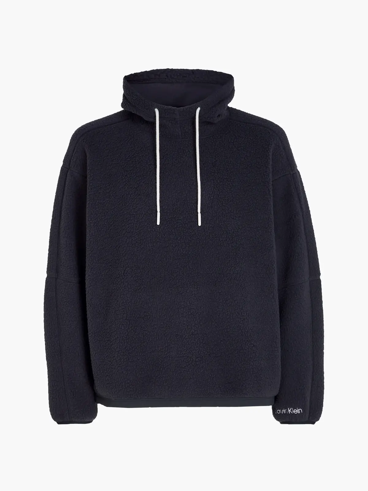 Calvin Klein WO/PW - SHERPA HOO Erkek Siyah Kazak
