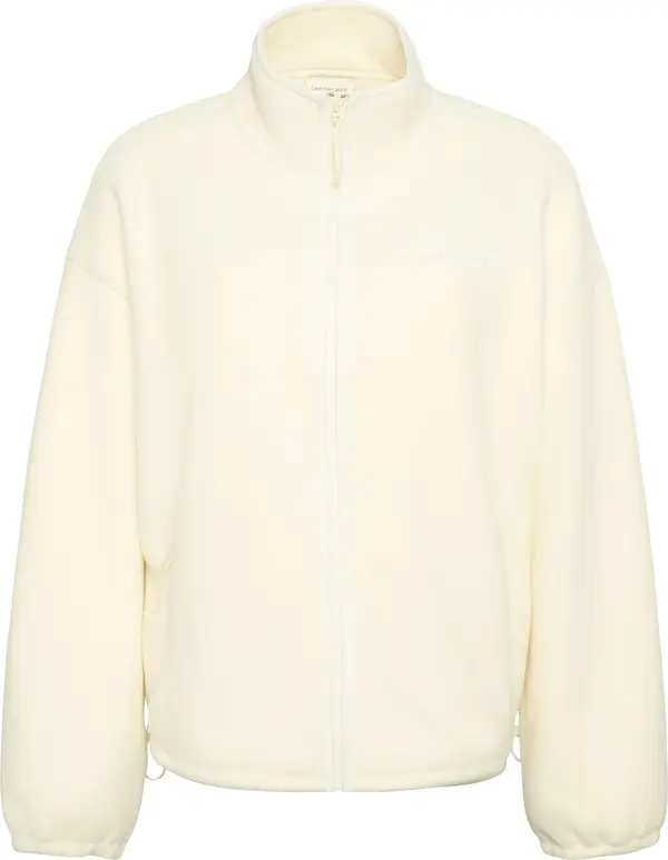 Calvin Klein LS POLAR FLEECE FZ JACKET Kadın Krem Ceket