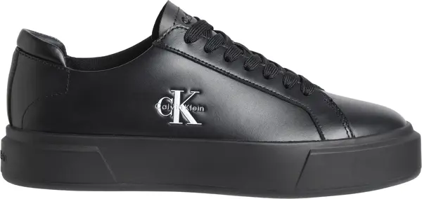 Calvin Klein BASKET CUPSOLE LACEUP LTH ML Erkek Siyah Günlük Spor Ayakkabı
