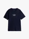 Tommy Hilfiger RWB HILFIGER TEE Erkek Siyah T-Shirt