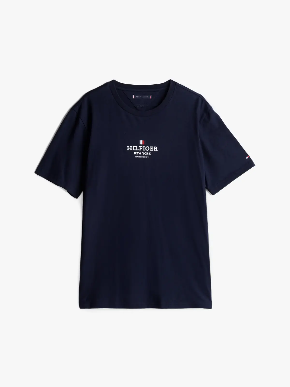 Tommy Hilfiger RWB HILFIGER TEE Erkek Siyah T-Shirt